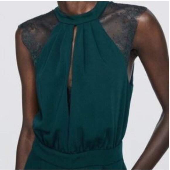 Zara Emerald Green Jumpsuit - Picture 3 of 8